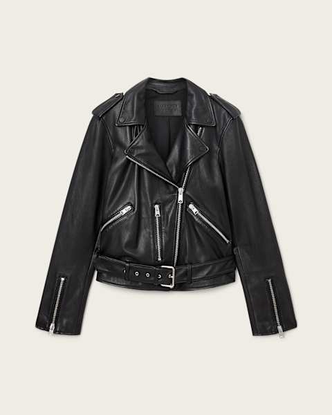 Balfern Leather Biker Jacket