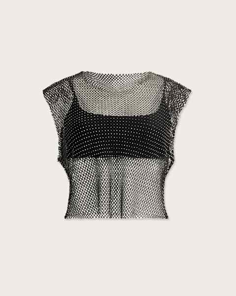 Calytrix Sparkle Fish Net Top