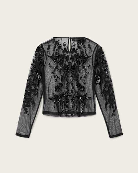 Greta Slim Fit Embellished Top