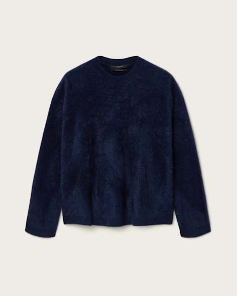 Rebel Brushed Cashmere Crew Neck Jumper