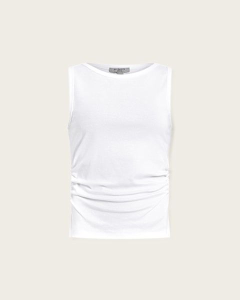 Katarina Boat Neck Slim Fit Tank Top