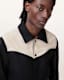 Endleton Contrast Leather Bomber Jacket