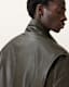 Halton Funnel Collar Leather Jacket