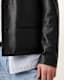 Watts Cropped Leather Blazer