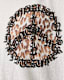 Incessant Leopard Logo Oversized T-Shirt