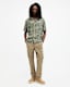 Underground Camouflage Print Logo Shirt
