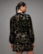 Jemima Star Printed Wrap Over Mini Dress