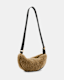Half Moon Shearling Crossbody Bag
