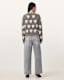 Aki Crossover Wide Leg Denim Jeans