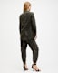 Freda Leopard Print Denim Cargo Trousers