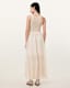 Zenia Sleeveless Asymmetric Midi Dress