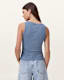 Katarina Boat Neck Slim Fit Tank Top