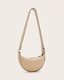 Half Moon Leather Crossbody Bag