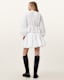 Tulip White Cotton Mini Skirt