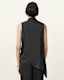 Abi Lace Trim Draped Top