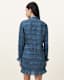 Meg Shirred Mini Shirt Dress