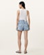 Eliana High Rise Denim Shorts