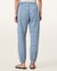 Val High-Rise Cargo Linen Blend Trousers