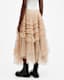 Jen Tulle Asymmetric Maxi Skirt