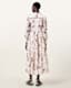Zora Floral Ruffle Midi Dress