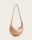 Half Moon Suede Shoulder Bag