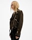 Balfern Belted Suede Biker Jacket