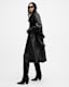 Hendry Relaxed Fit Leather Trench Coat