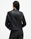Dalby Slim Fit Faux Biker Jacket