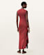 Rivi Draped Midi Dress