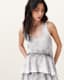 Cavarly Ruffled Mini Dress