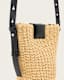 Ebro Woven Straw Cross Body Bag