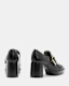Zia Heeled Leather Loafers