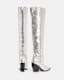 Reina Metallic Leather Boots