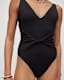 Georgia V-Neck Twisted Waist Swimsuit
