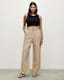 Petra Linen Blend Wide Leg Trousers