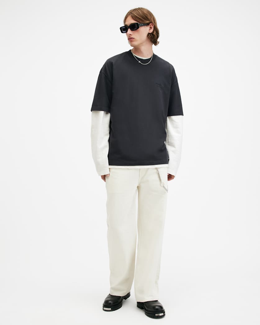 Xander Flocked Logo Oversized T-Shirt
