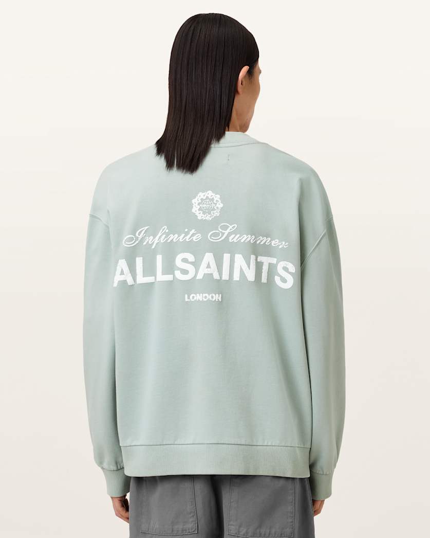 Soleil Crew Oversized Cropped Sweatshirt