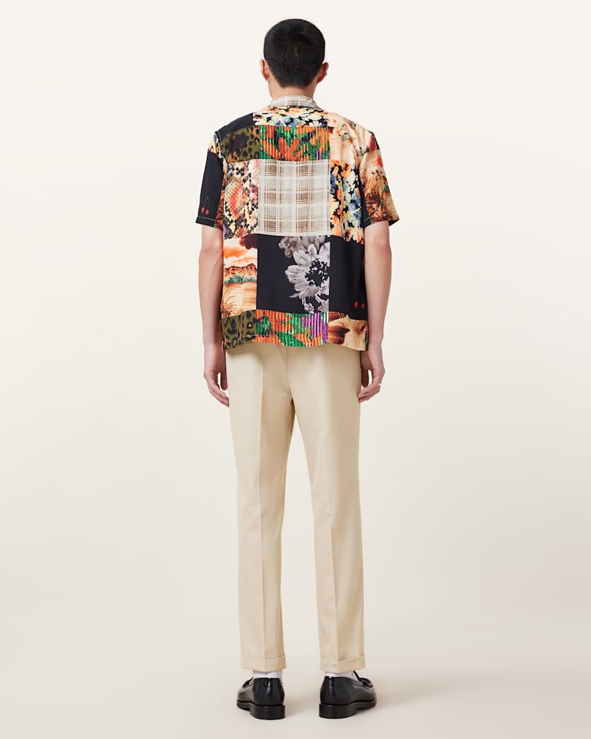 Tallis Slim Fit Cropped Trousers