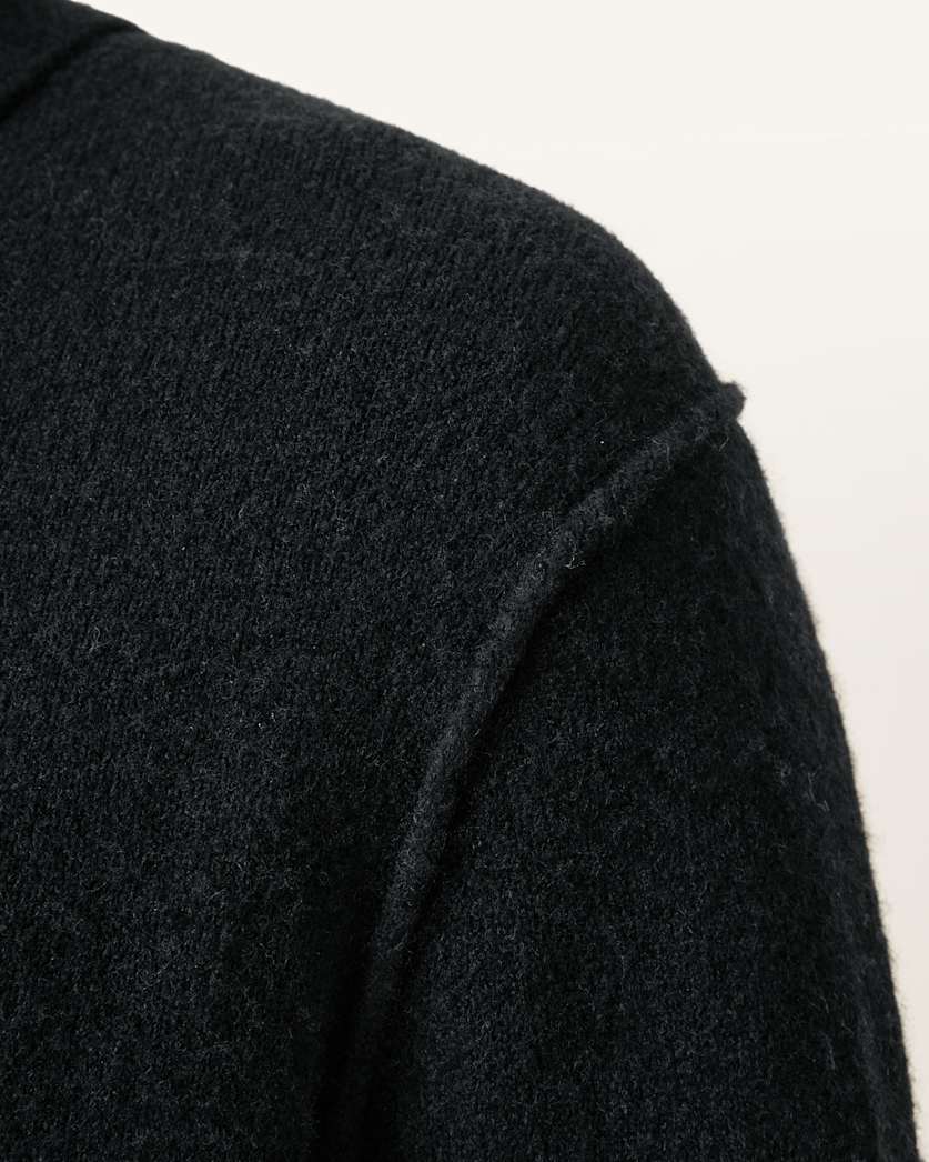 Statten Long Sleeve Ramskull Polo Jumper