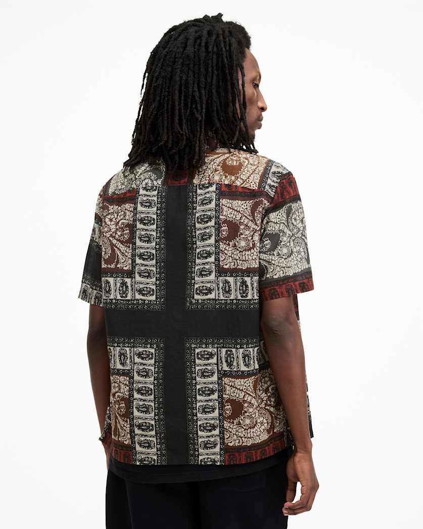Marquee Paisley Print Relaxed Fit Shirt
