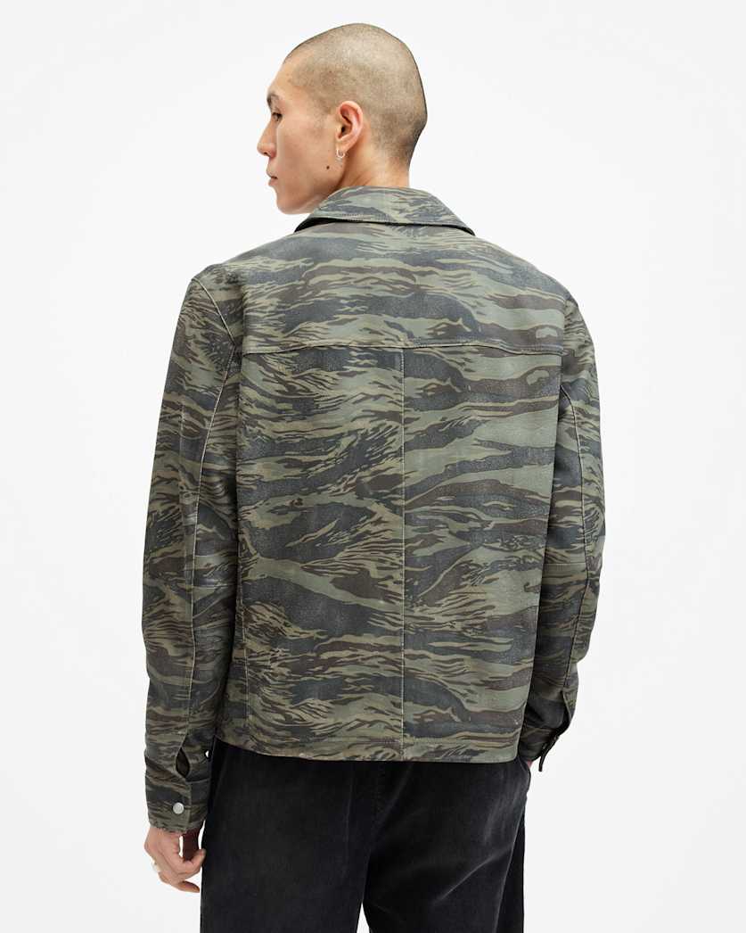 Eddy Camouflage Suede Jacket