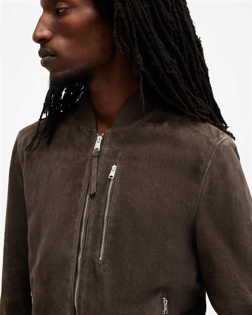 Kemble Suede Bomber Jacket
