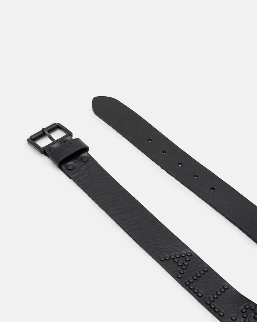 AllSaints Rock Studded Leather Belt