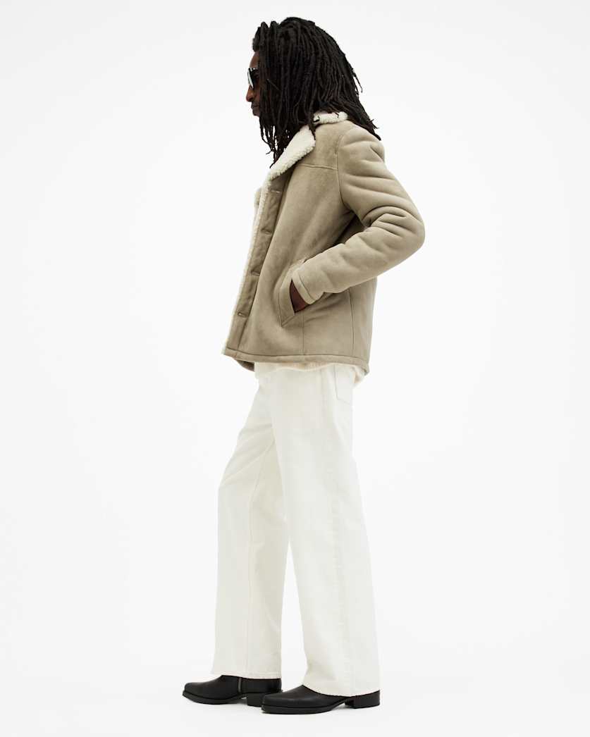 Paulson Relaxed Fit Shearling Coat