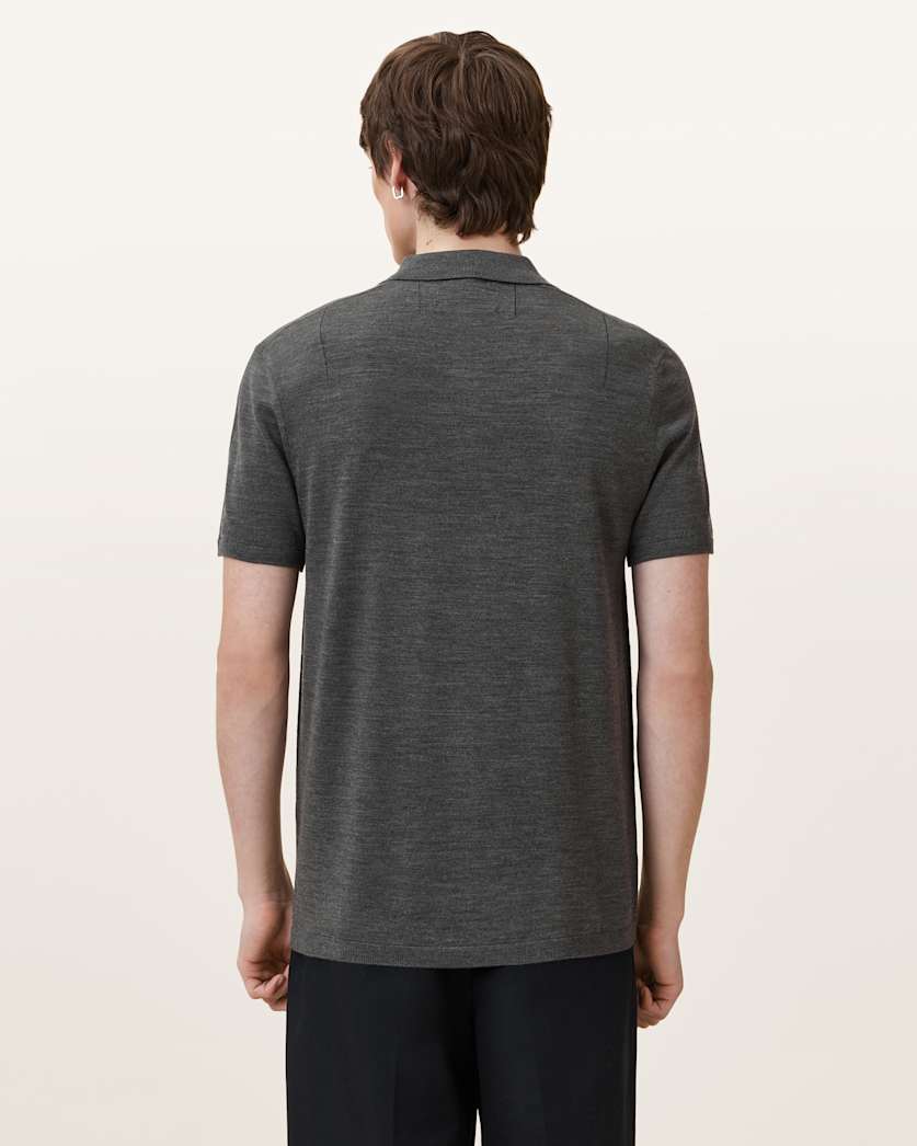 Mode Merino Short Sleeve Ramskull Polo Shirt