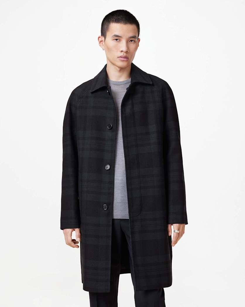 Marton Checked Relaxed Fit Coat