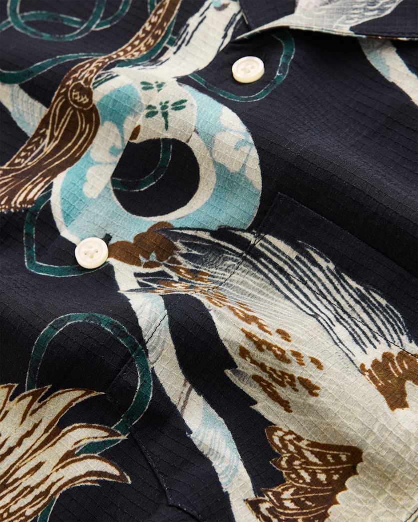 Buzzard Printed Relaxed Fit Shirt