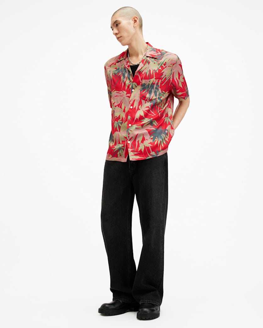 Hudsony Relaxed Fit Printed Shirt