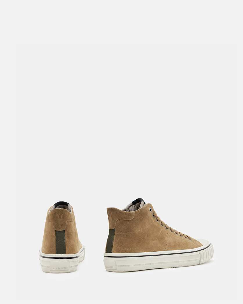Lewis Lace Up Suede High Top Trainers