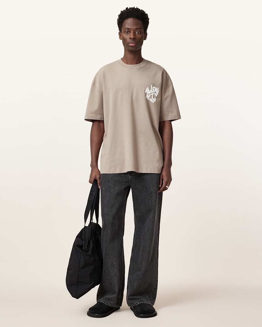 Orlando Logo Print Oversized T-Shirt